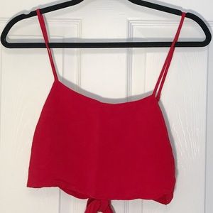 Brandy Melville Tie-back top